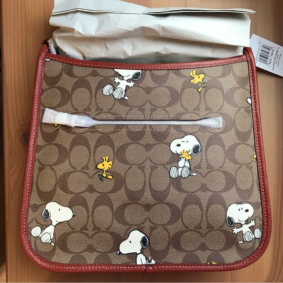 Coach Bags Coach X Peanuts Dempsey File Bag Signature Canvas With